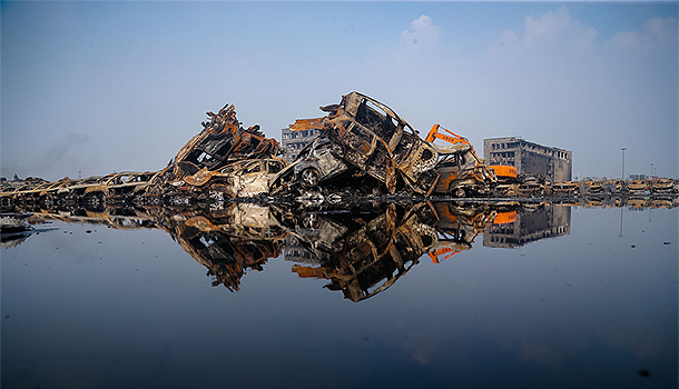 天津爆炸事故遗址拟建生态公园