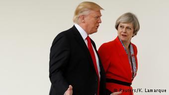 Treffen mit dem US-Prsidenten - May bei Trump (Reuters/K. Lamarque)