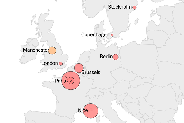 盘点：西欧近年发生的恐怖袭击事件
