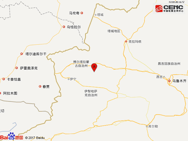 快讯：新疆精河县发生6.6级地震