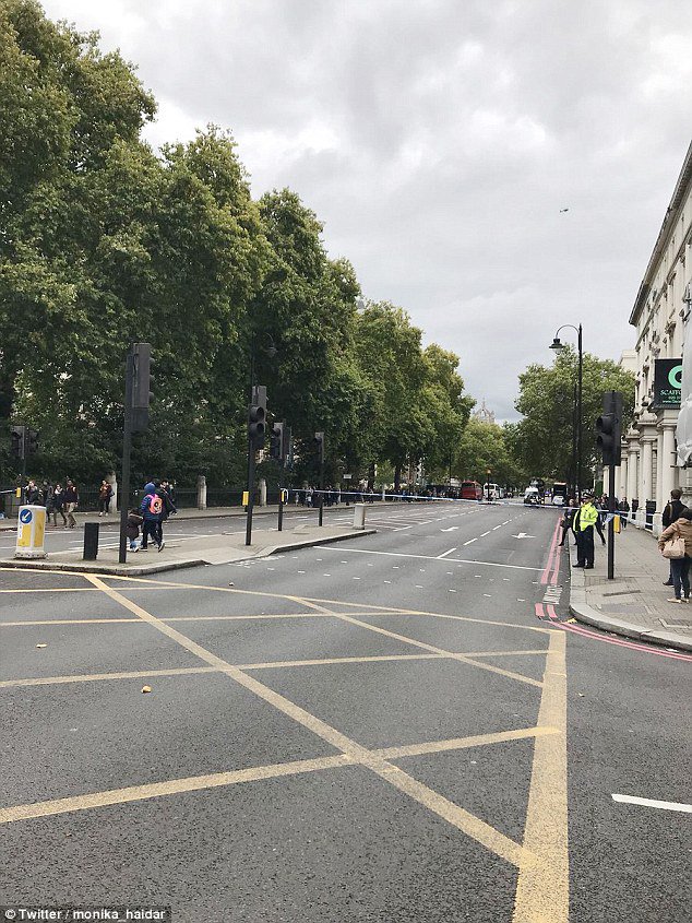 英国伦敦发生汽车蓄意撞人事件 多人伤