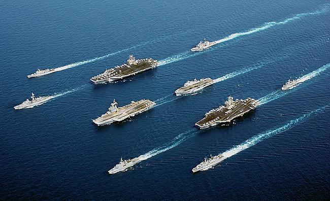 美军3个航母打击群将在西太平洋演习