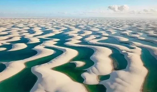美景鲜为人知！中国最大沙漠有水有生命