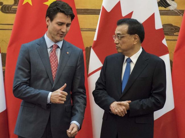 加拿大总理让李克强很丢脸  中国震惊