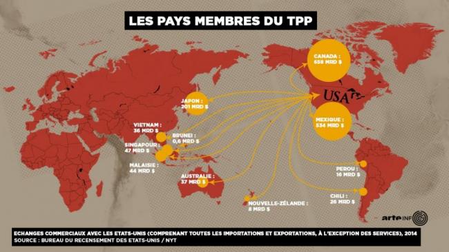 美国不玩后 11国TPP协议今天正式签署