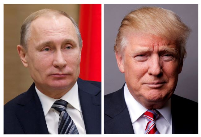 俄罗斯总统普京和美国总统川普