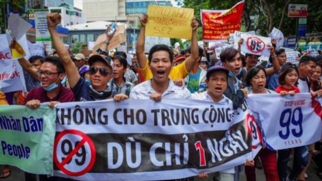 越南反华示威背后是深层民众排华情结