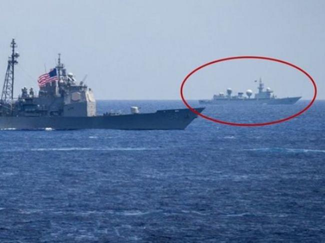 美印日关岛军演 中国派遣侦察船“围观”