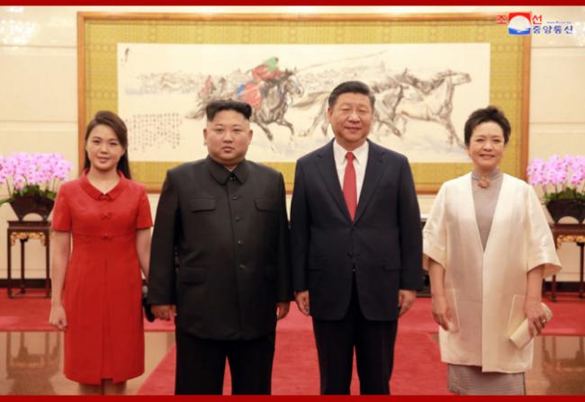 北韩官媒：金正恩与习近平一对一密谈