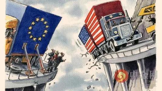 欧美贸易战前途未卜 欧洲开火美暴起回击
