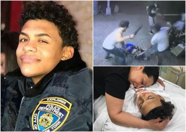 纽约15岁少年遭黑帮错杀 惨死街头