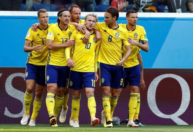 瑞典1:0爆冷淘汰世界第6瑞士 首晋8强