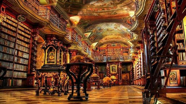 简直可以安放灵魂 欧洲这几个图书馆太美