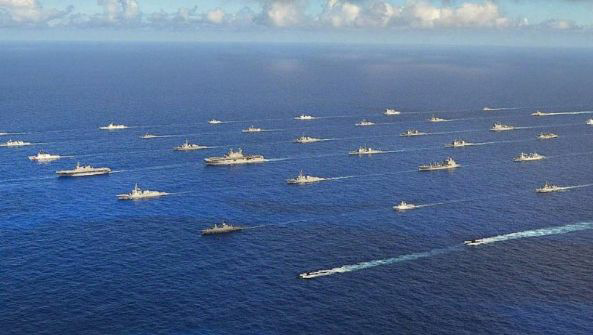 中国疑派军舰窥探“环太平洋军演”？