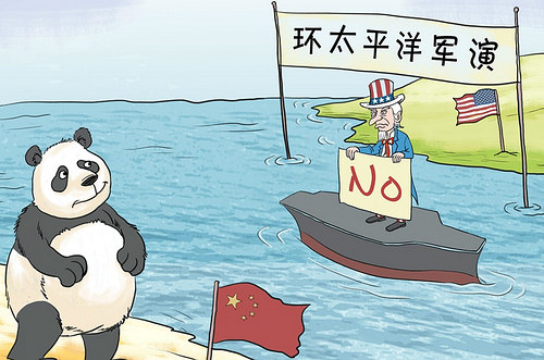 美国演练击沉战舰  与中国作战一次预演