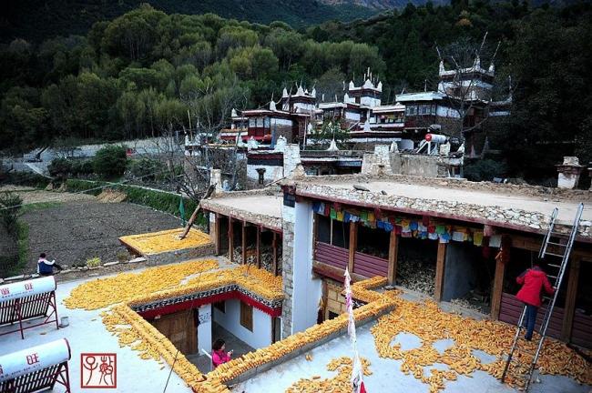 建在悬崖之上 有中国最美的藏寨