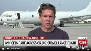 美军机携CNN记者南海秀 考虑川普感受没