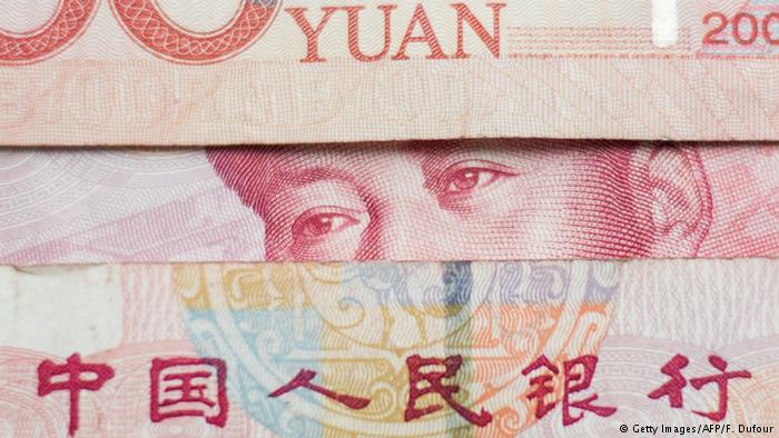 Symbolbild China Währung Yuan (Getty Images/AFP/F. Dufour)