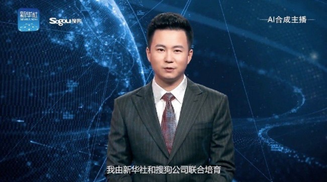 全球首个“AI合成主播”  在中国现身