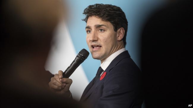 加拿大总理特鲁多 （资料照片）
