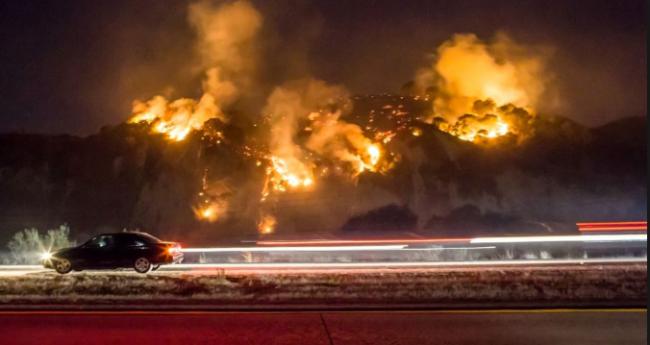 南加州大火凶猛 好莱坞名人无家可归