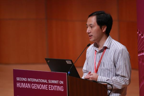 贺建奎首次公开回应基因编辑婴儿事件