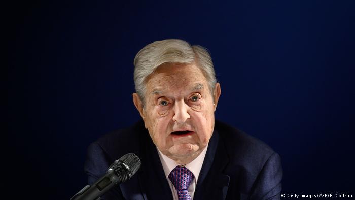 Weltwirtschaftsforum Davos | George Soros (Getty Images/AFP/F. Coffrini)