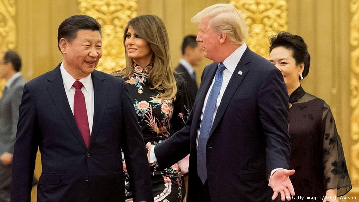 China Prsident Xi Jinping und US-Prsident Donald Trump (Getty Images/AFP/J. Watson)