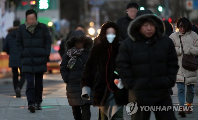 韩国首都今冬酷寒天数大幅减少   仅1天