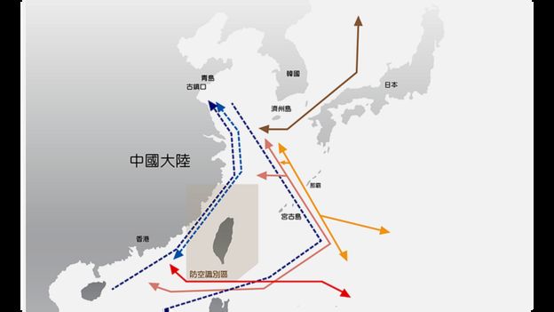 中共战机飞越台海“中线” 局势紧张