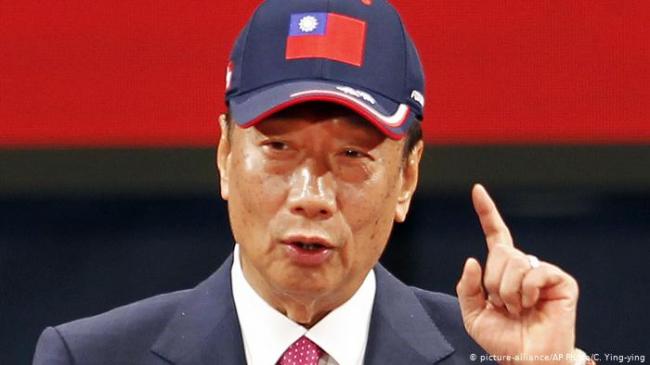 “台湾的总统90%就是郭台铭”