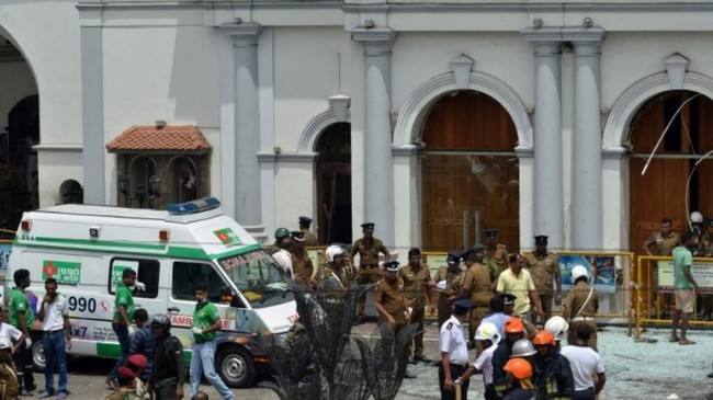 复活节斯里兰卡连环爆炸52人死数百人伤
