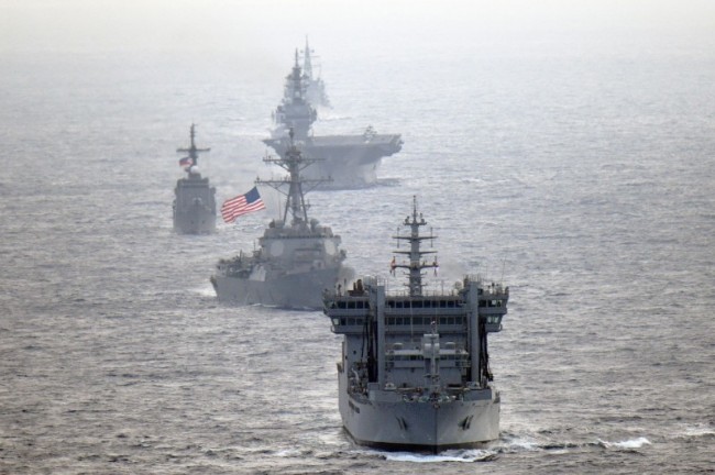 中国吓坏    4国联军穿越南海