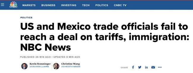悲催 他从中国搬到墨西哥还是没躲过美国的关税