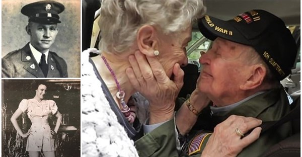 75年后 美二战老兵与法国初恋动人重逢