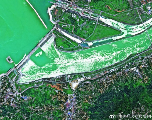 中国高分六号卫星亲测 三峡大坝“没毛病”