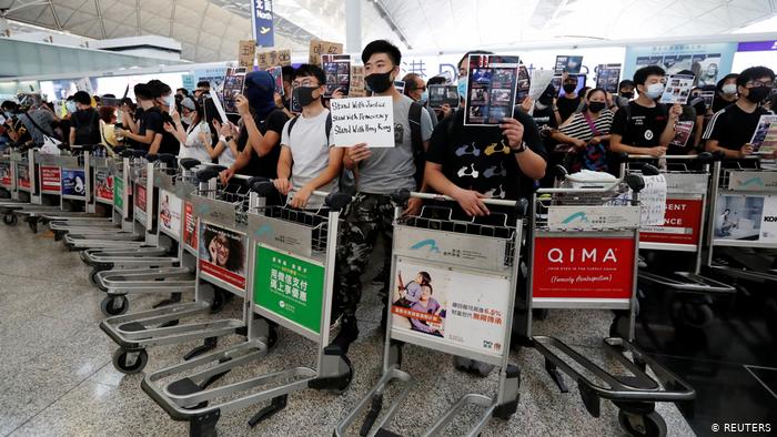 Hongkong Internationaler Flughafen Proteste (REUTERS)