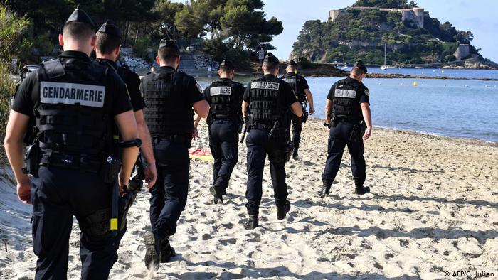 Frankreich, Polizei in Biarritz (AFP/G. Julien)