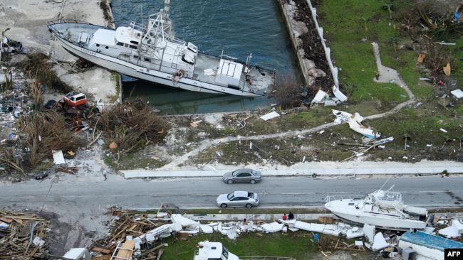 飓风多利安重创巴哈马 20人罹难7万人待救援