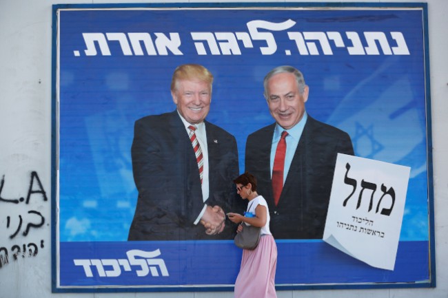 以色列总理大选失利 川普: 没联络