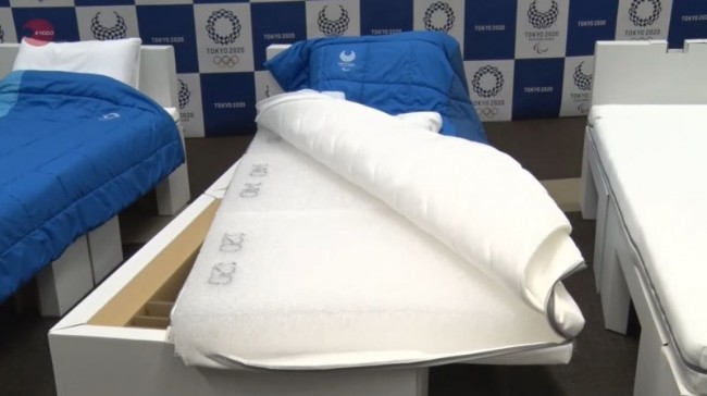 东京奥运选手村的床竟然是“纸”做的……