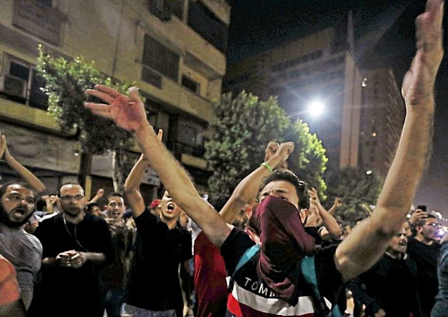 埃及反政府示威持续 过去一周拘近2000人