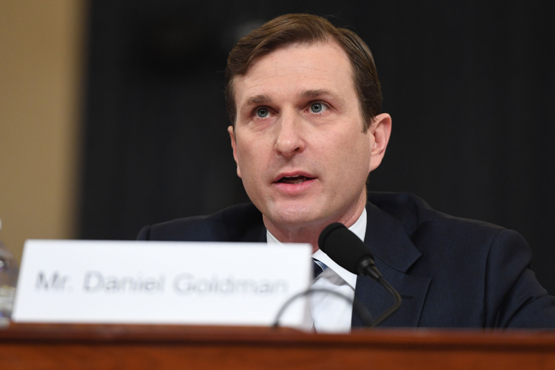 代表民主党的律师戈德曼(Daniel Goldman)。Getty Images