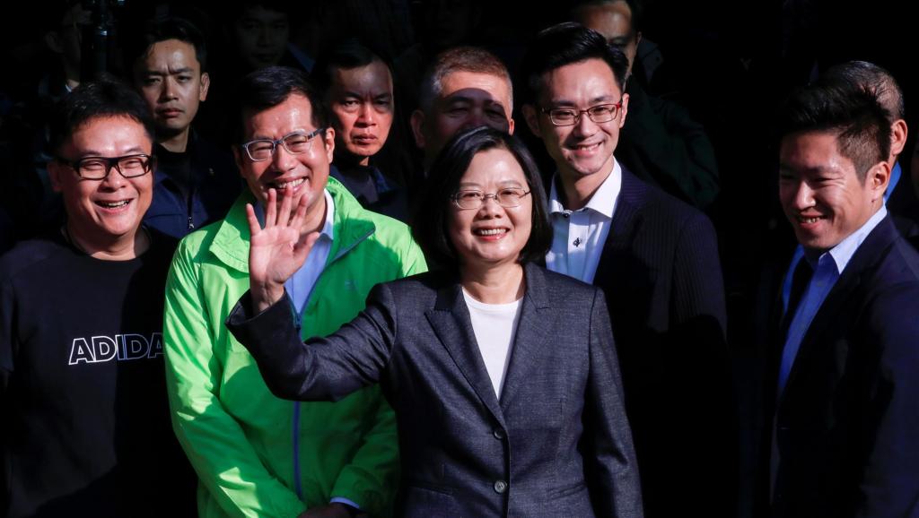 台湾总统蔡英文获得2020大选胜利