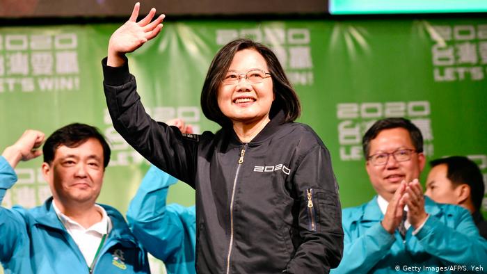 Taiwan Präsidentschaftswahl 2020 | Tsai Ing-wen (Getty Images/AFP/S. Yeh)