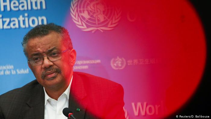 WHO Generaldirektor Tedros Adhanom Ghebreyesus (Reuters/D. Balibouse)