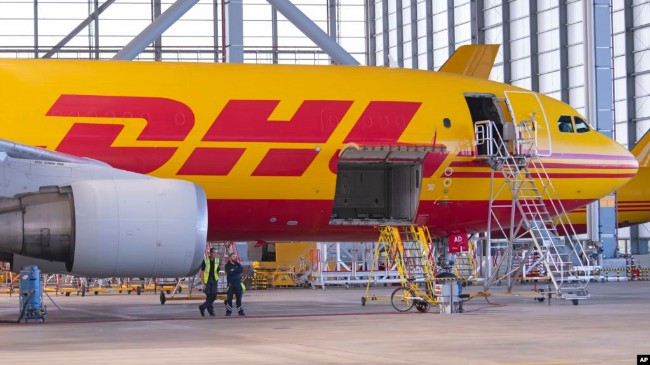 国际快递DHL暂停中国寄往印度的货物