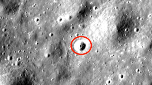 NASA图片显示月球一个直径90公里的"异常物体"