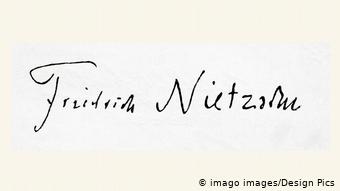 Unterschrift von Friedrich Wilhelm Nietzsche (imago images/Design Pics)