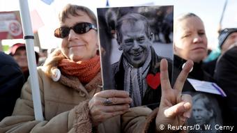 Tschechien | Anti-Regierungsproteste in Prag (Reuters/D. W. Cerny)
